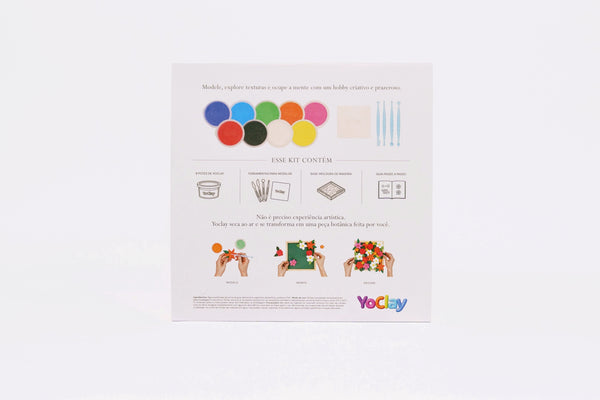 PRÉ VENDA YoClay Art Studio - Coleção Botânica - Flores