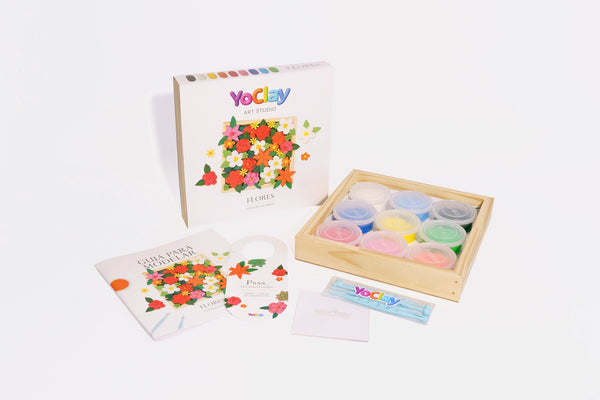 PRÉ VENDA YoClay Art Studio - Coleção Botânica - Flores