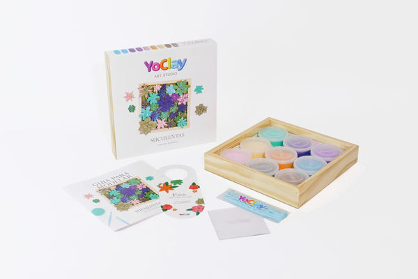 PRÉ VENDA YoClay Art Studio - Coleção Botânica - Suculentas