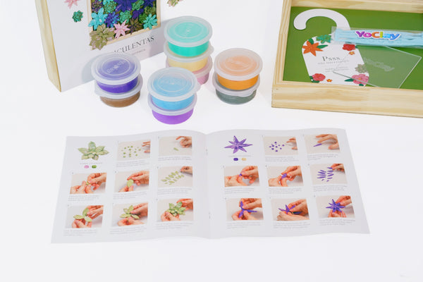 PRÉ VENDA YoClay Art Studio - Coleção Botânica - Suculentas