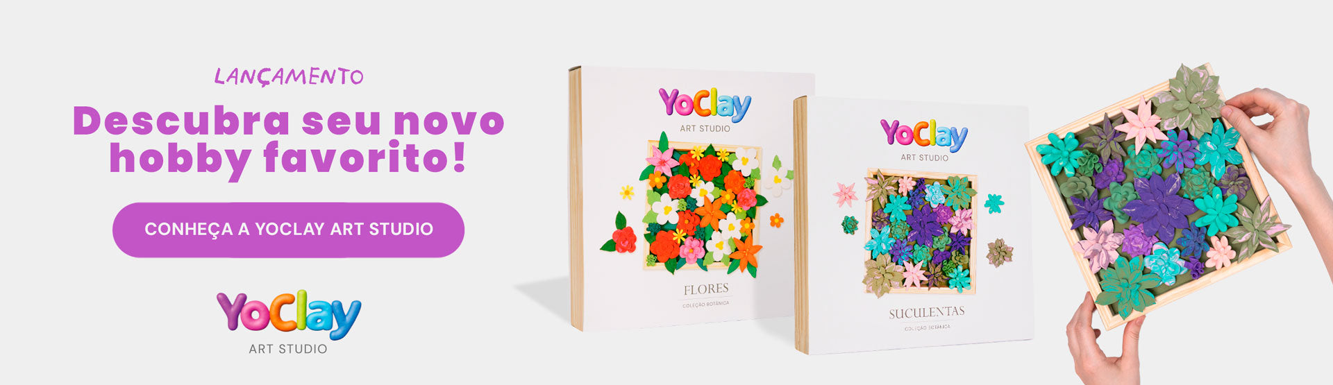 YoClay Art Studio — Descubra seu novo hobby favorito