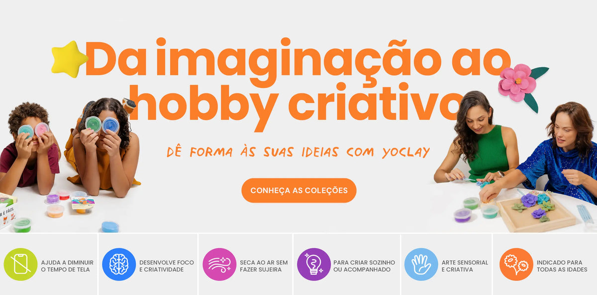 Da imaginação ao hobby criativo — YoClay