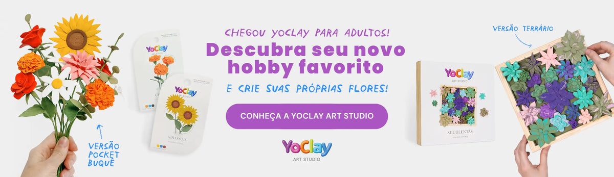 YoClay Art Studio — Descubra seu novo hobby favorito