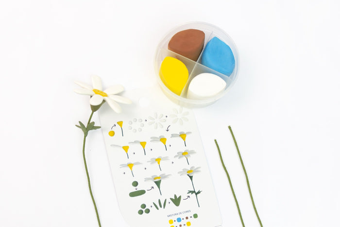 YoClay Pocket Botânico - Margarida