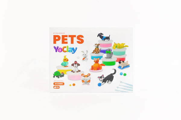 Yoclay Box 18 Cores - Coleção Pets