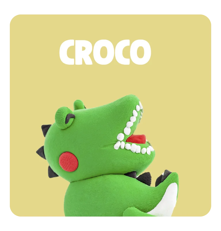 Croco, personagem Pocket YoClay